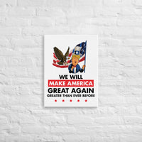 Thumbnail for WE WILL MAKE AMERICA GREAT AGAIN Canvas