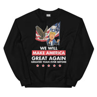 Thumbnail for WE WILL MAKE AMERICA GREAT AGAIN Unisex Crew Neck Sweatshirt