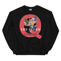 Thumbnail for THE STORM IS COMING Unisex Crew Neck Sweatshirt