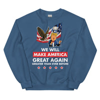 Thumbnail for WE WILL MAKE AMERICA GREAT AGAIN Unisex Crew Neck Sweatshirt