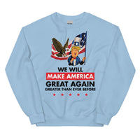 Thumbnail for WE WILL MAKE AMERICA GREAT AGAIN Unisex Crew Neck Sweatshirt