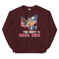 Thumbnail for THE GREAT MAGA KING Unisex Crew Neck Sweatshirt