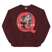 Thumbnail for THE STORM IS COMING Unisex Crew Neck Sweatshirt