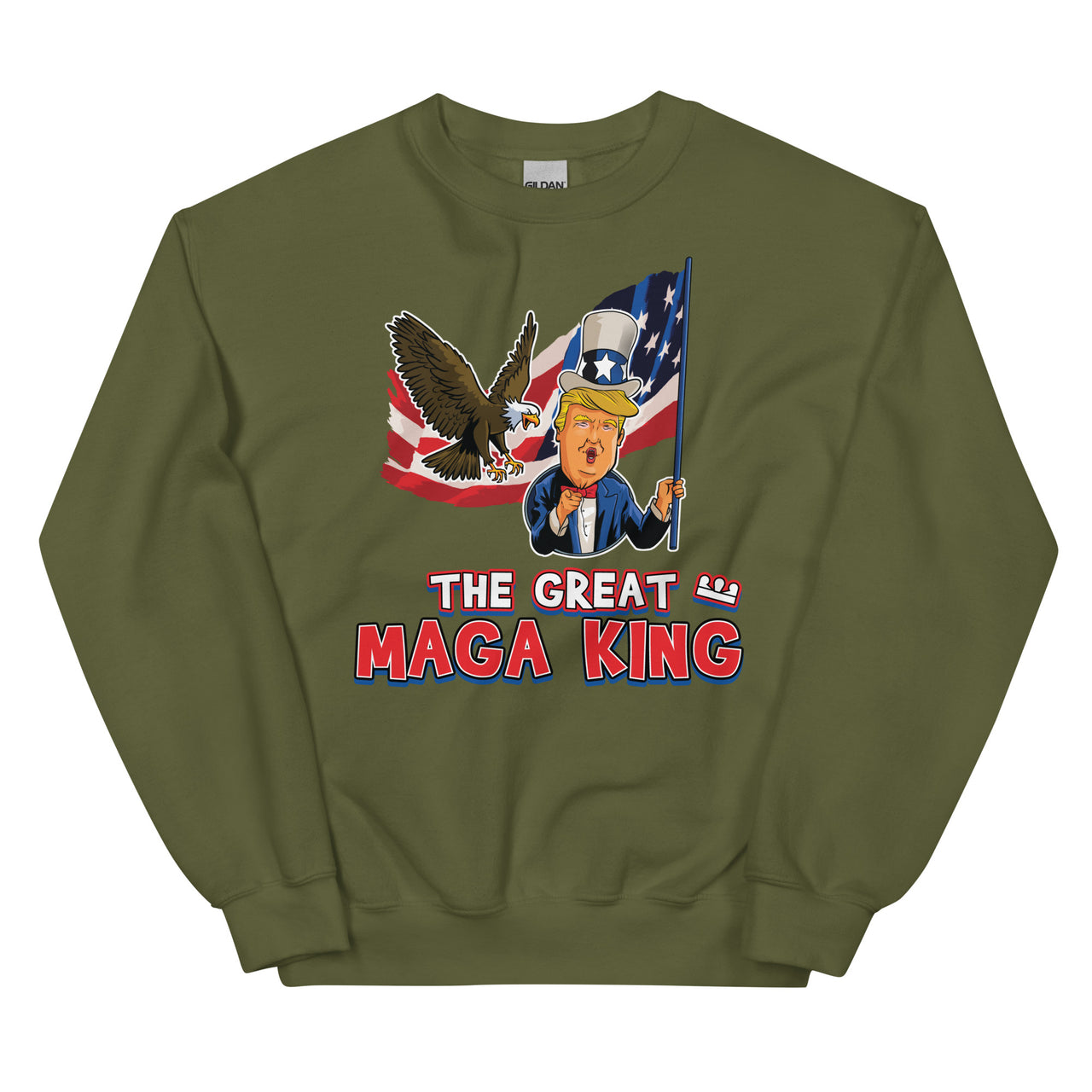 THE GREAT MAGA KING Unisex Crew Neck Sweatshirt