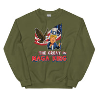 Thumbnail for THE GREAT MAGA KING Unisex Crew Neck Sweatshirt