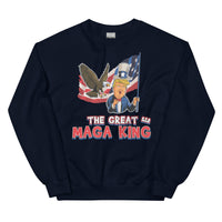 Thumbnail for THE GREAT MAGA KING Unisex Crew Neck Sweatshirt