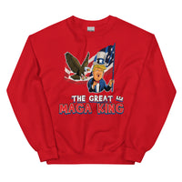 Thumbnail for THE GREAT MAGA KING Unisex Crew Neck Sweatshirt