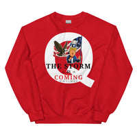 Thumbnail for THE STORM IS COMING Unisex Crew Neck Sweatshirt