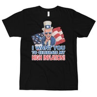 Thumbnail for I WANT YOU TO CELEBRATE MY HIGH INFLATION T-Shirt