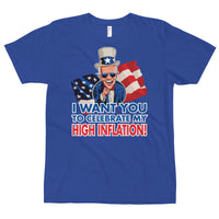 Thumbnail for I WANT YOU TO CELEBRATE MY HIGH INFLATION T-Shirt