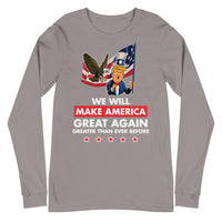 Thumbnail for WE WILL MAKE AMERICA GREAT AGAIN Unisex Long Sleeve Tee