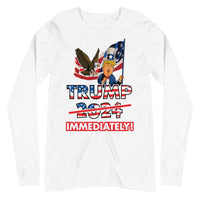 Thumbnail for TRUMP IMMEDIATELY Unisex Long Sleeve Tee