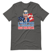 Thumbnail for I WANT YOU TO CELEBRATE MY HIGH INFLATION Unisex t-shirt