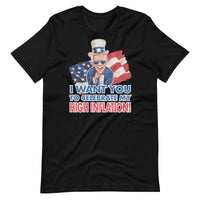 Thumbnail for I WANT YOU TO CELEBRATE MY HIGH INFLATION Unisex t-shirt