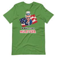 Thumbnail for IN REALITY, I'M A MULETEER Unisex t-shirt