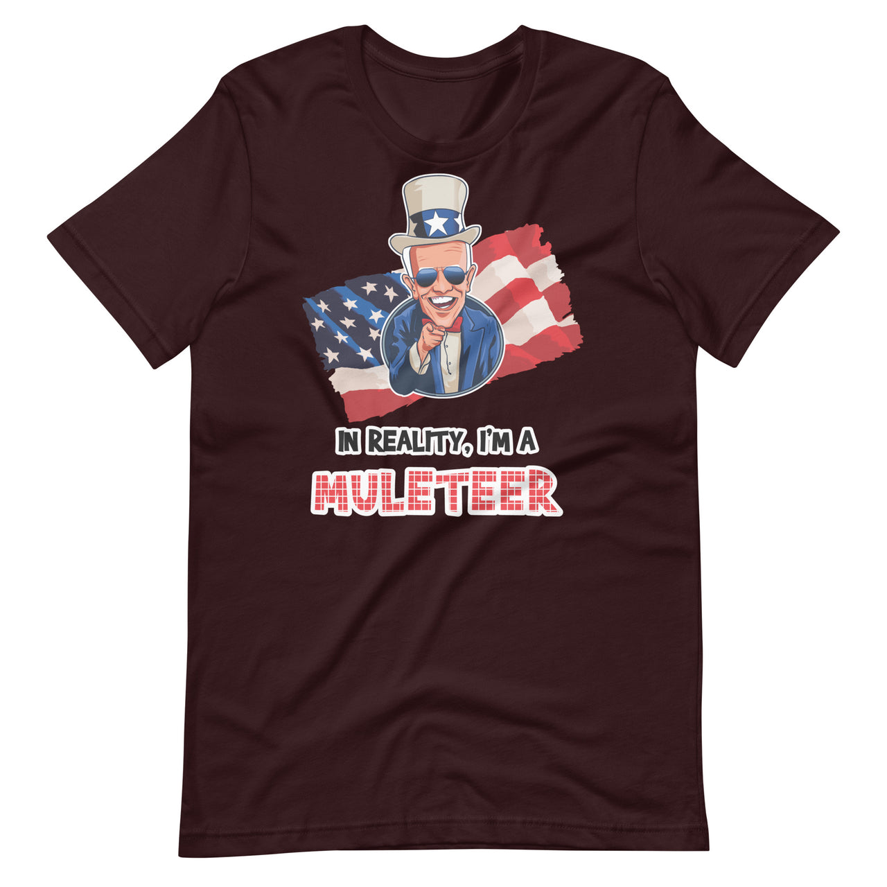 IN REALITY, I'M A MULETEER Unisex t-shirt