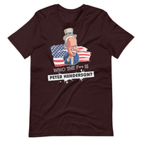 Thumbnail for WHO THE F** IS PETER HENDERSON Unisex t-shirt