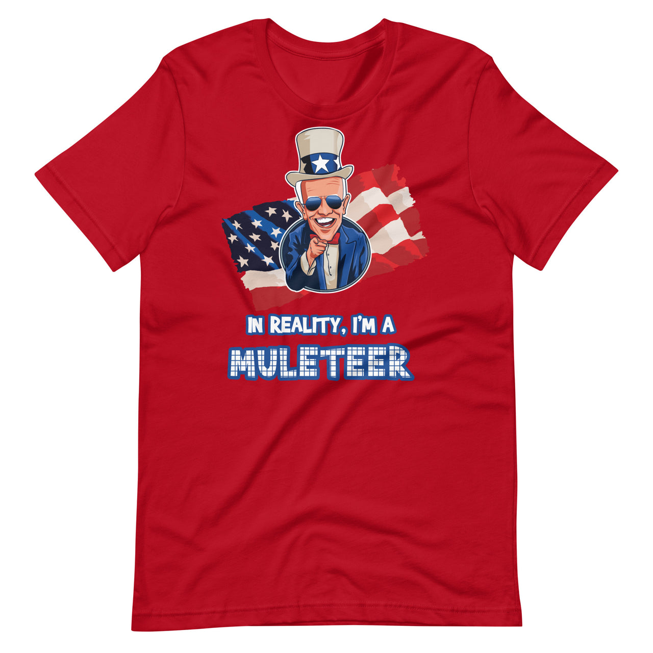 IN REALITY, I'M A MULETEER Unisex t-shirt