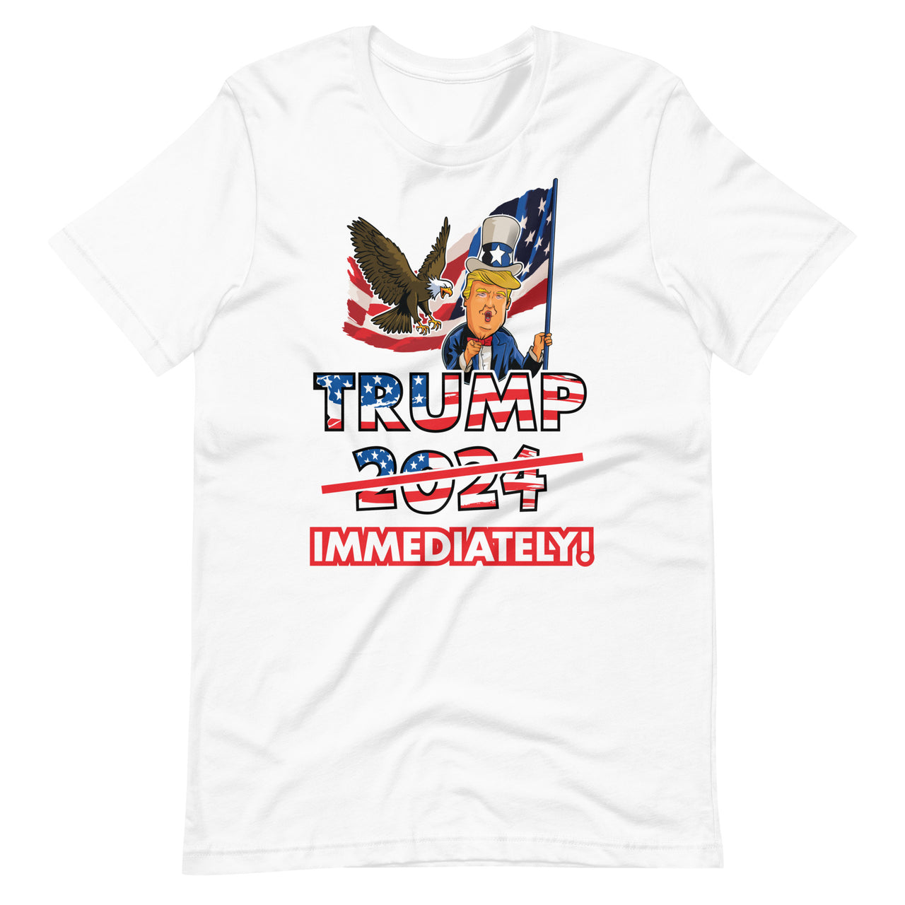 TRUMP IMMEDIATELY Unisex t-shirt