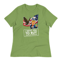 Thumbnail for I WANT YOU TO BUY AMERICAN PRODUCTS Women's Relaxed T-Shirt