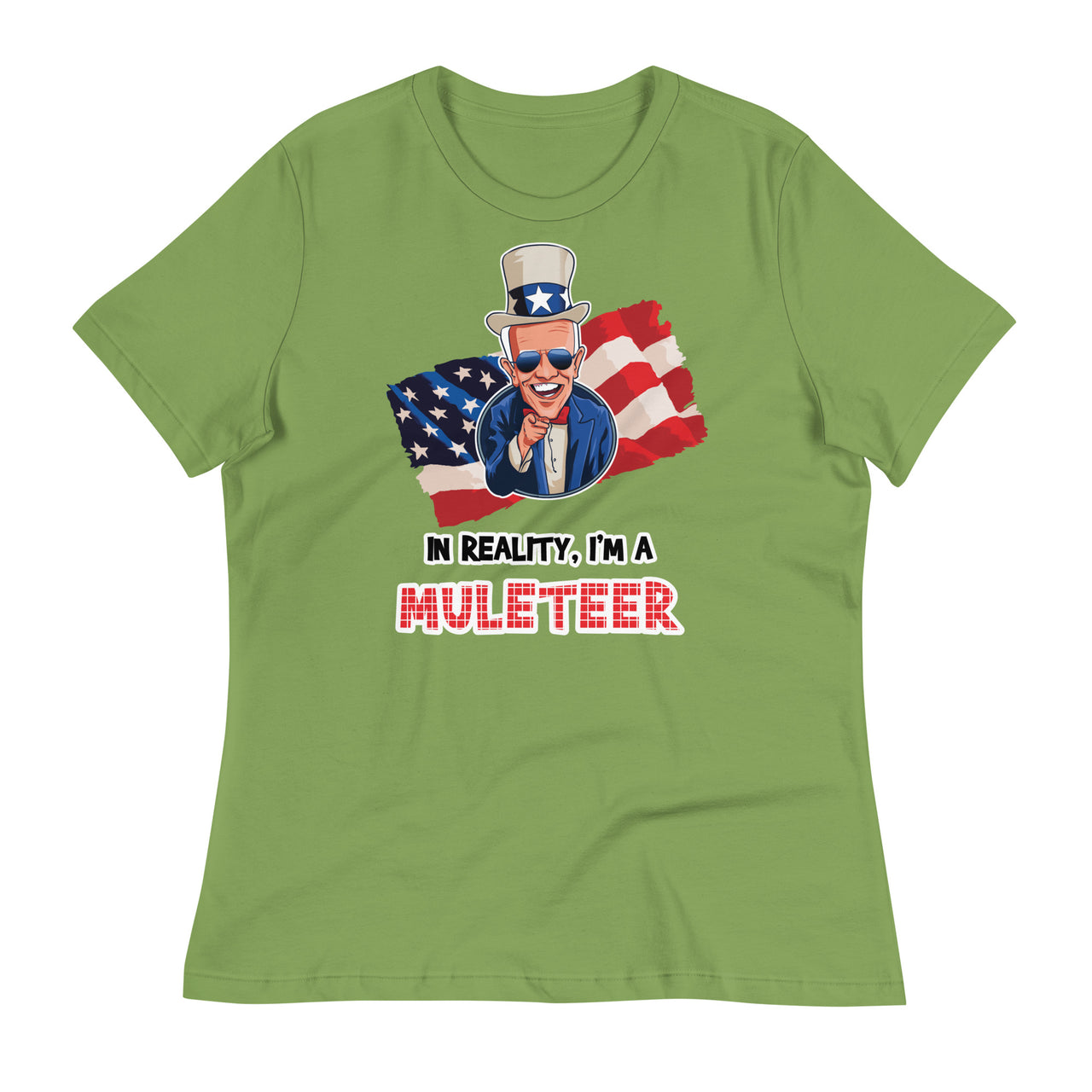 IN REALITY, I'M A MULETEER Women's Relaxed T-Shirt