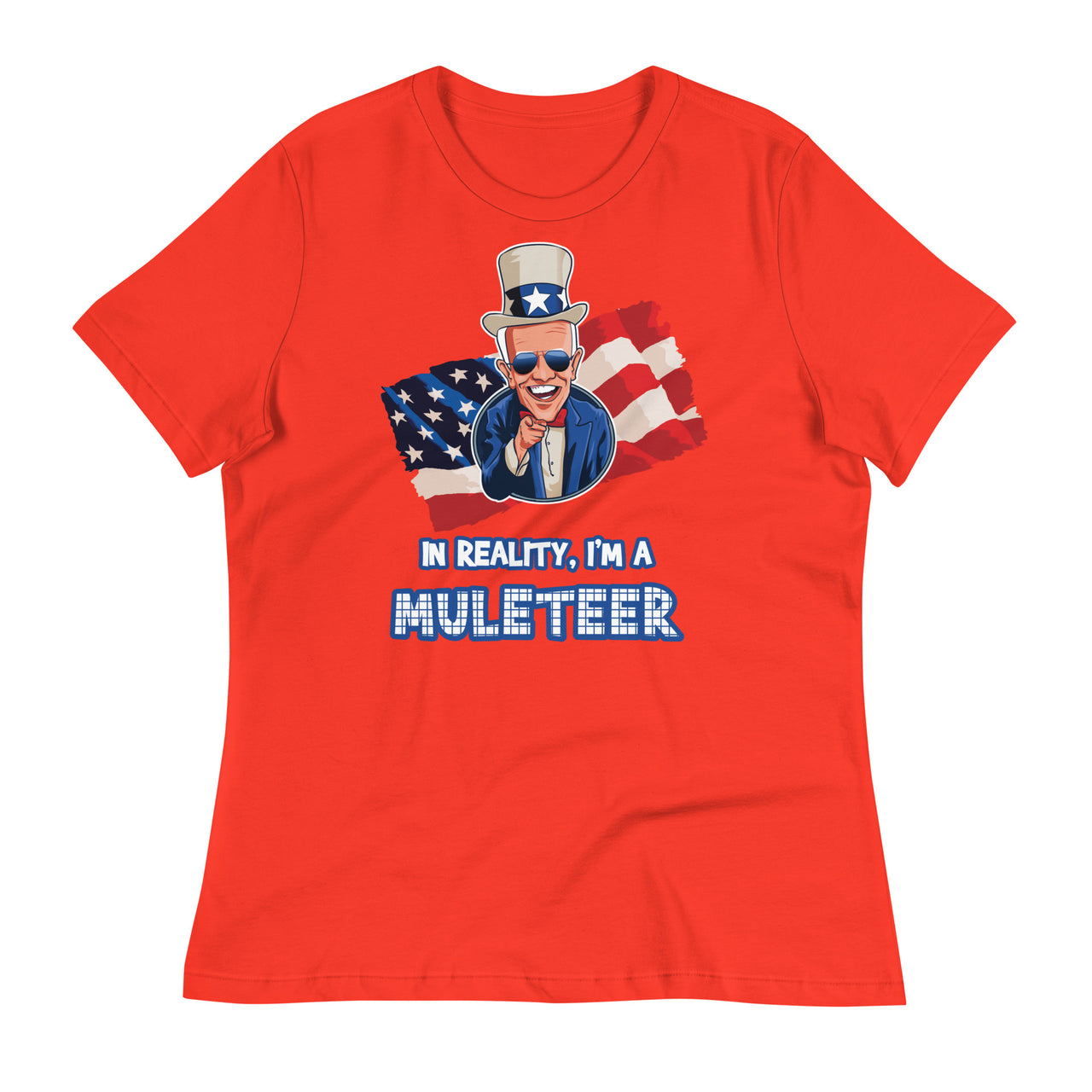 IN REALITY, I'M A MULETEER Women's Relaxed T-Shirt