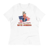 Thumbnail for COME ON I DON'T HATE AMERICA Women's Relaxed T-Shirt